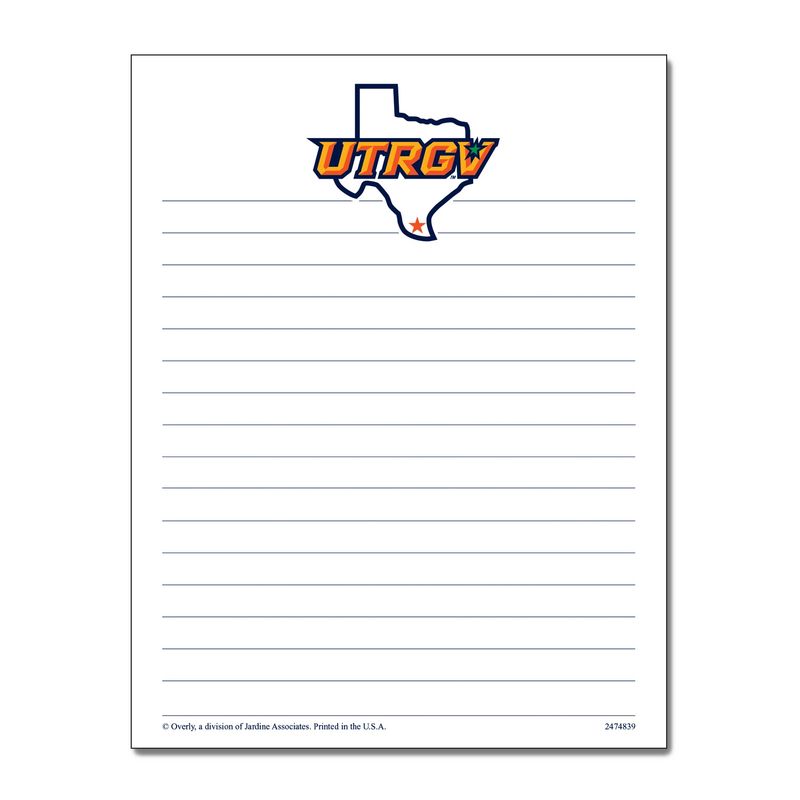 UTRGV -TX Lined Notepad