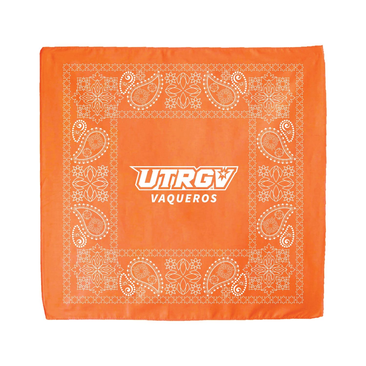 UTRGV Vaqueros Bandana - Orange