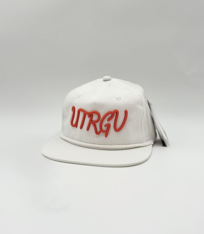 UTRGV Decky Rope Cap - White