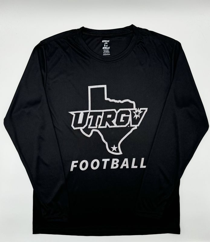 UTRGV-TX Football Long Sleeve - Black