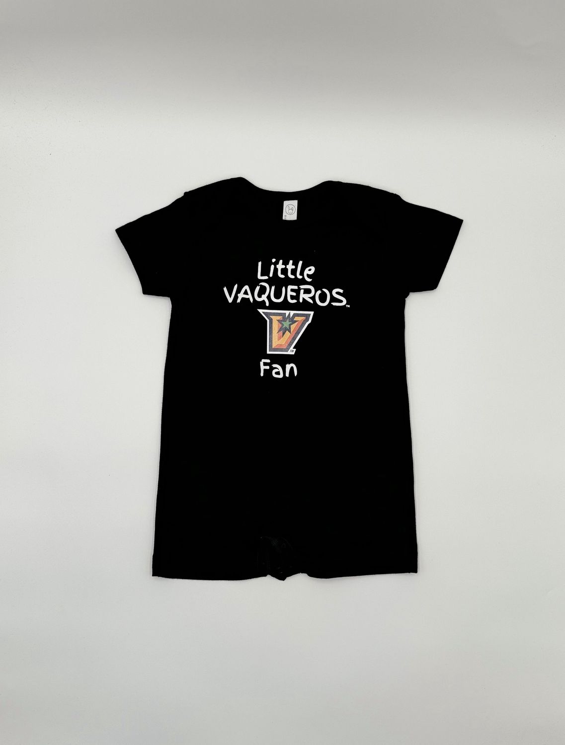 Little Vaqueros Fan  Romper - Black