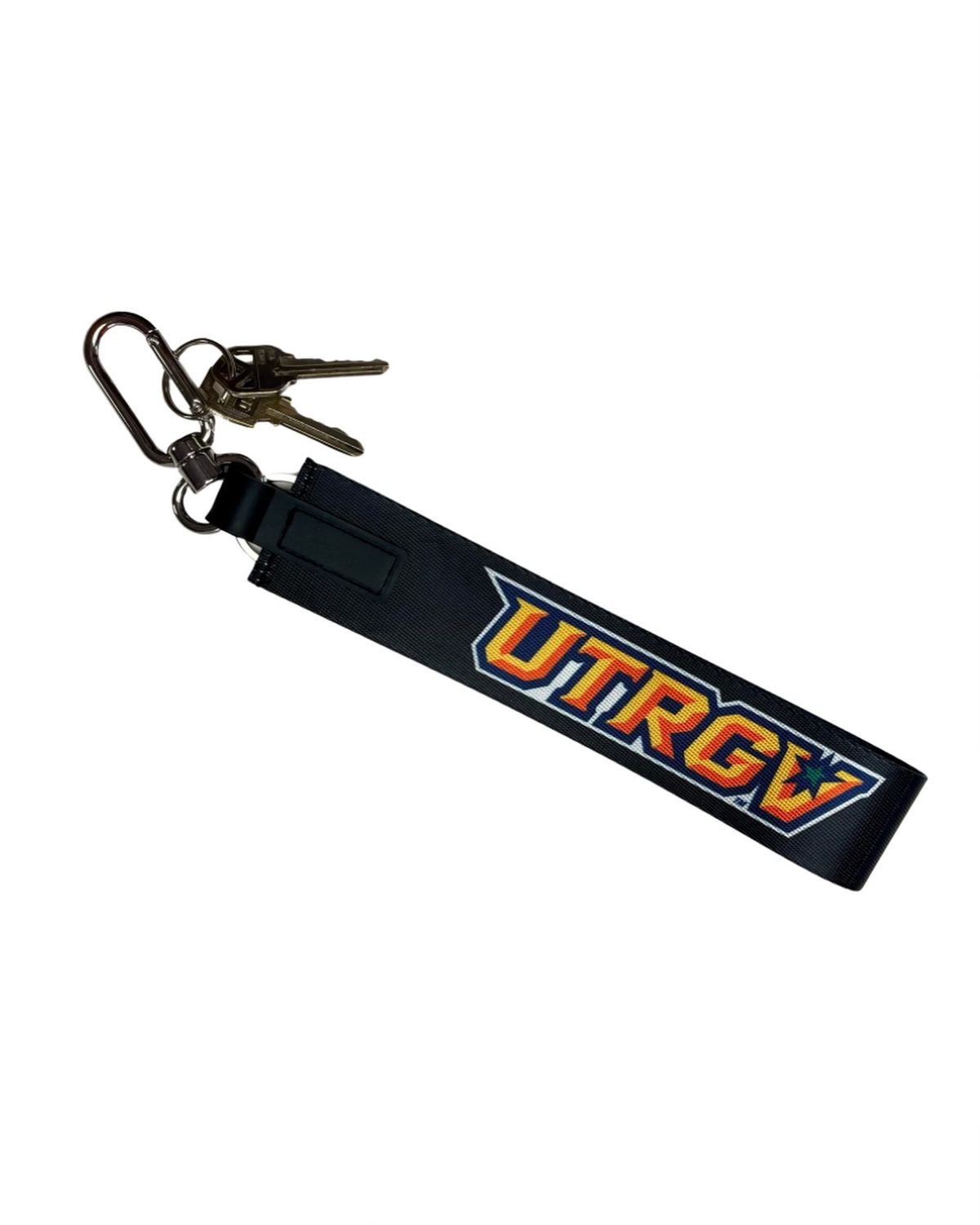 UTRGV Never Lost Strap Keychain