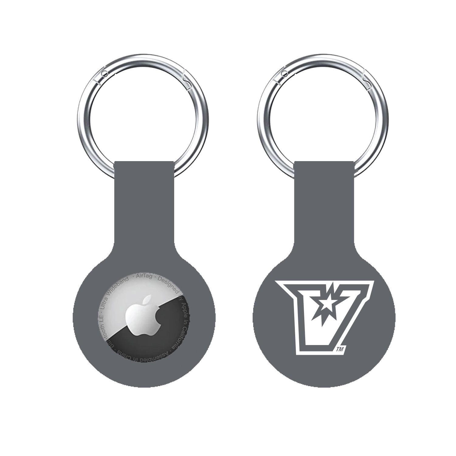 &quot;V&quot; Grey AirTag Case