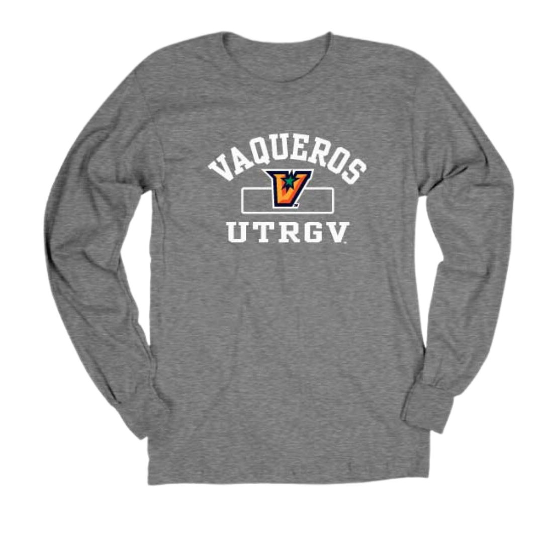 Vaqueros UTRGV Landrum Ringspun Long Sleeve - Graphite Grey