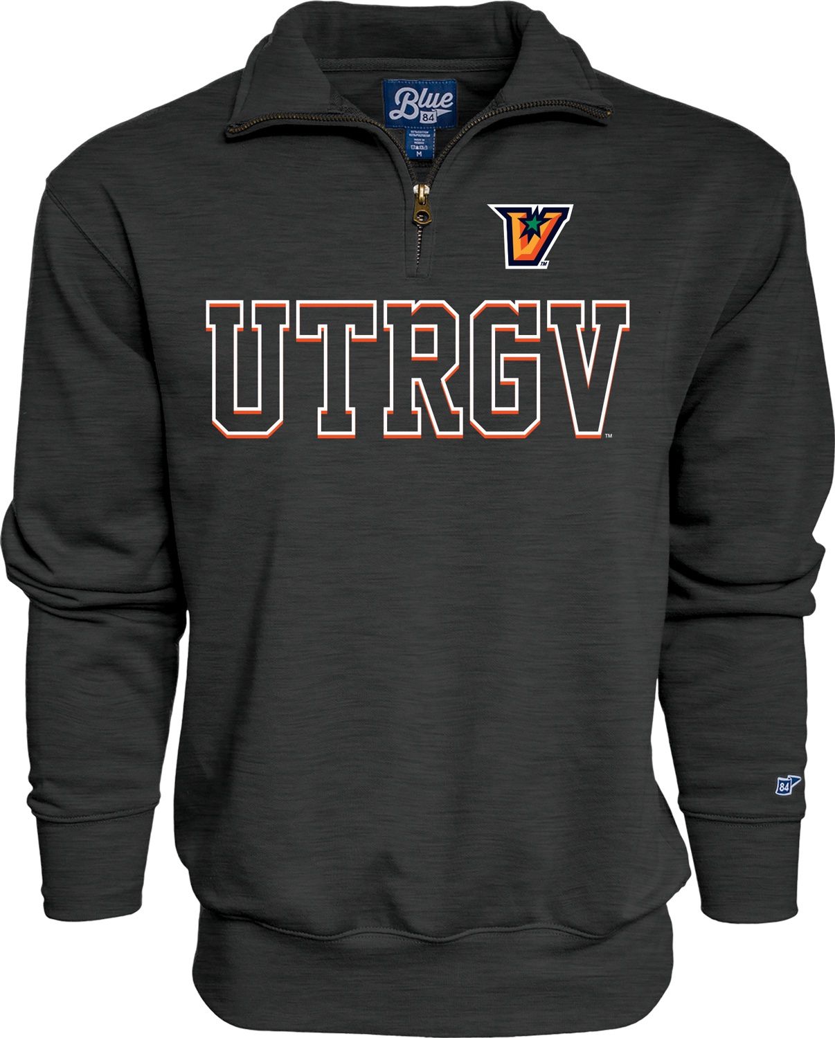 UTRGV 1/4 Zip Fleece - Charcoal