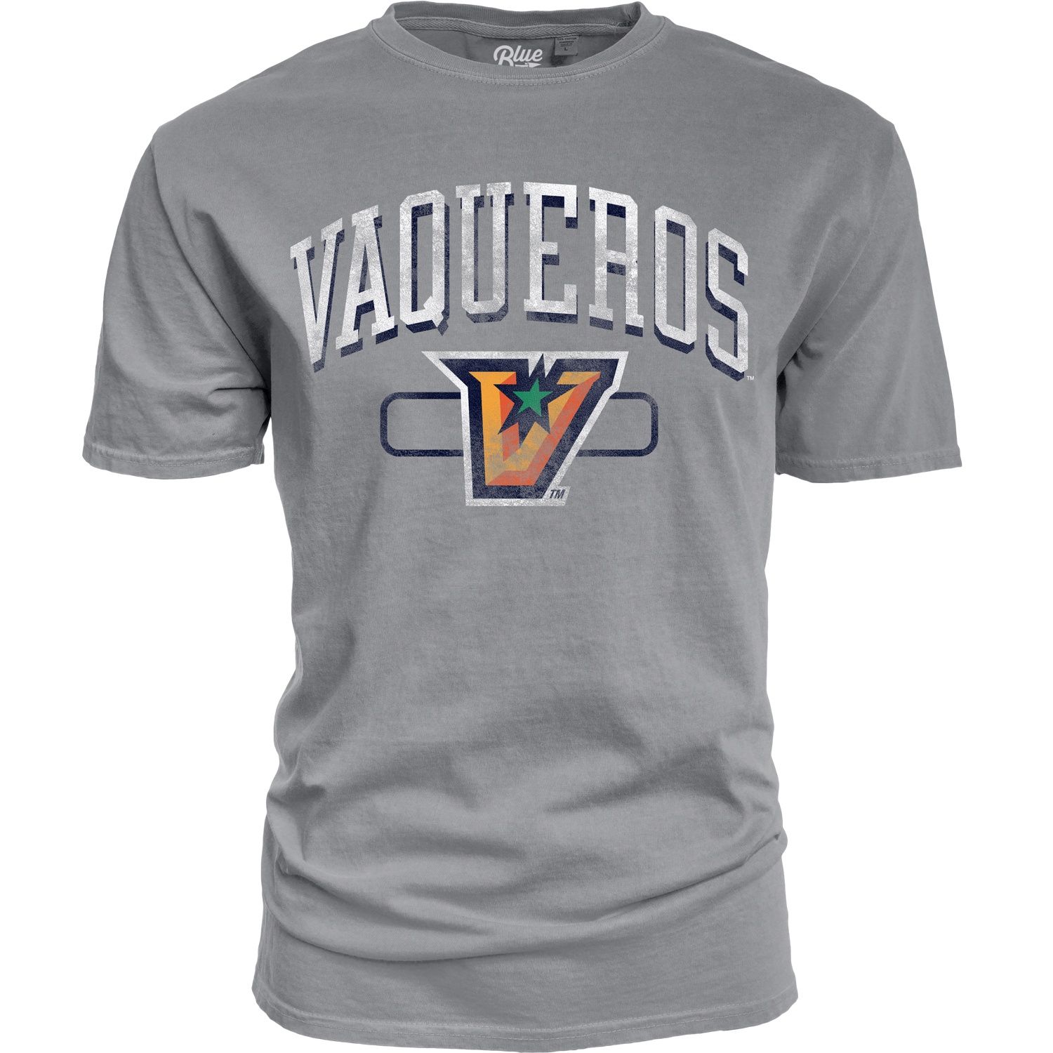 Vaquero &#39;V&#39; Ringspun T-Shirt - Steel Grey
