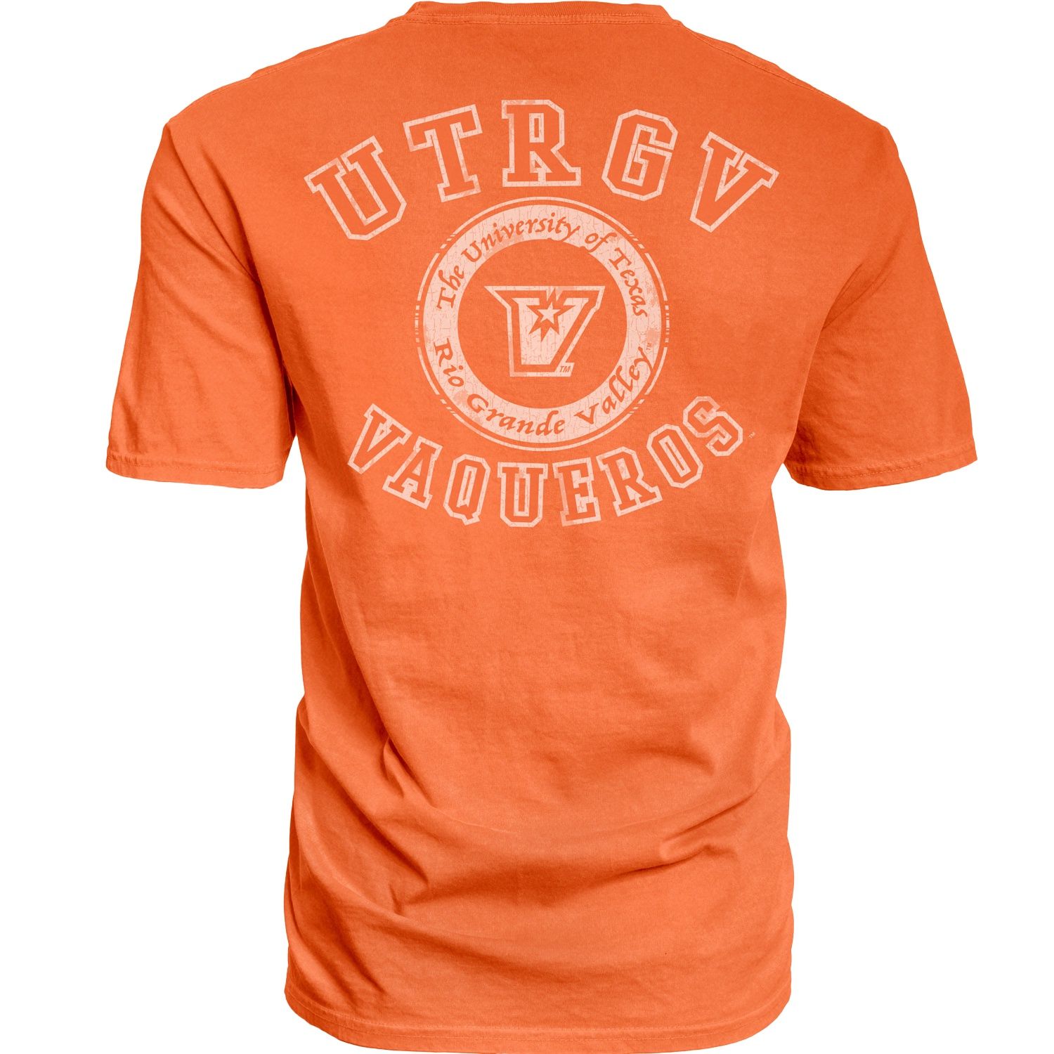 UT Rio Grande Valley Vaqueros Ringspun T-Shirt -Orange