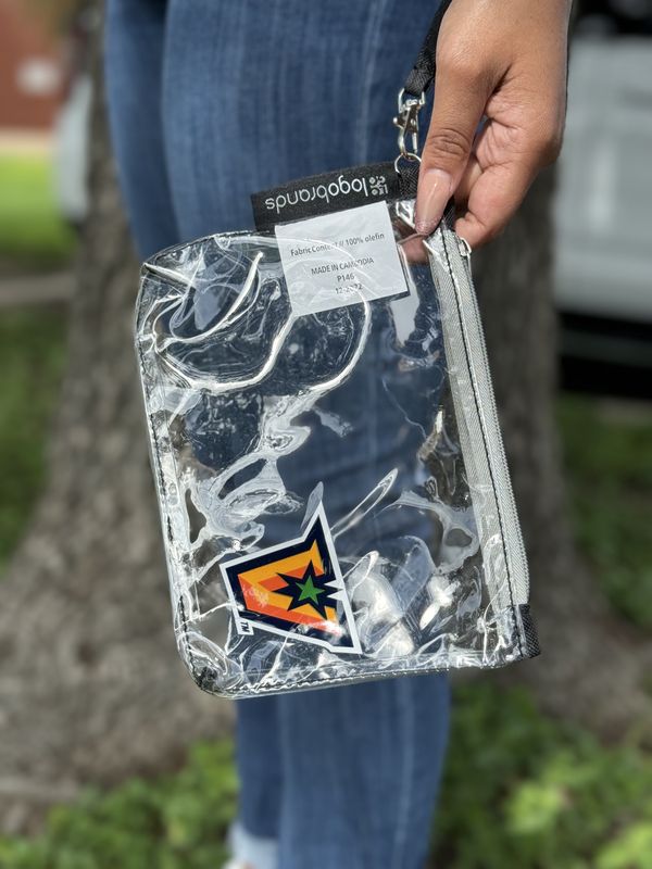 Game Day Clear Wristlet