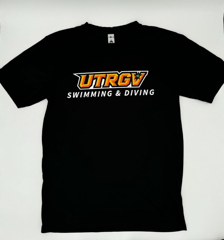 UTRGV Swim &amp; Dive Dri-Fit Short Sleeve - Black