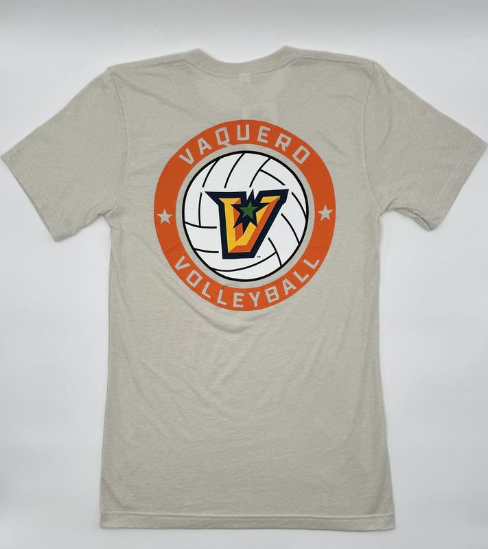 Vaquero Volleyball Short Sleeve T-Shirt - Heather Cement