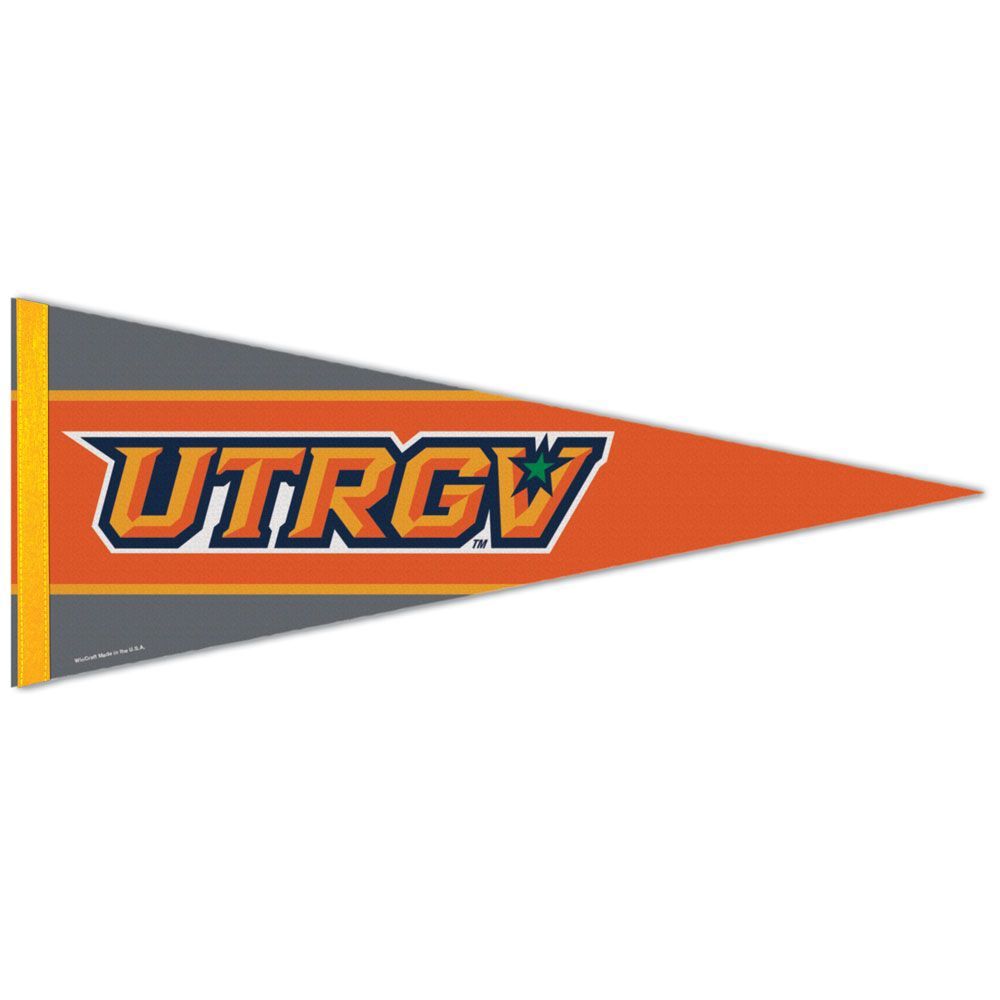 UTRGV Premium Pennant 12&quot; x 30&quot;
