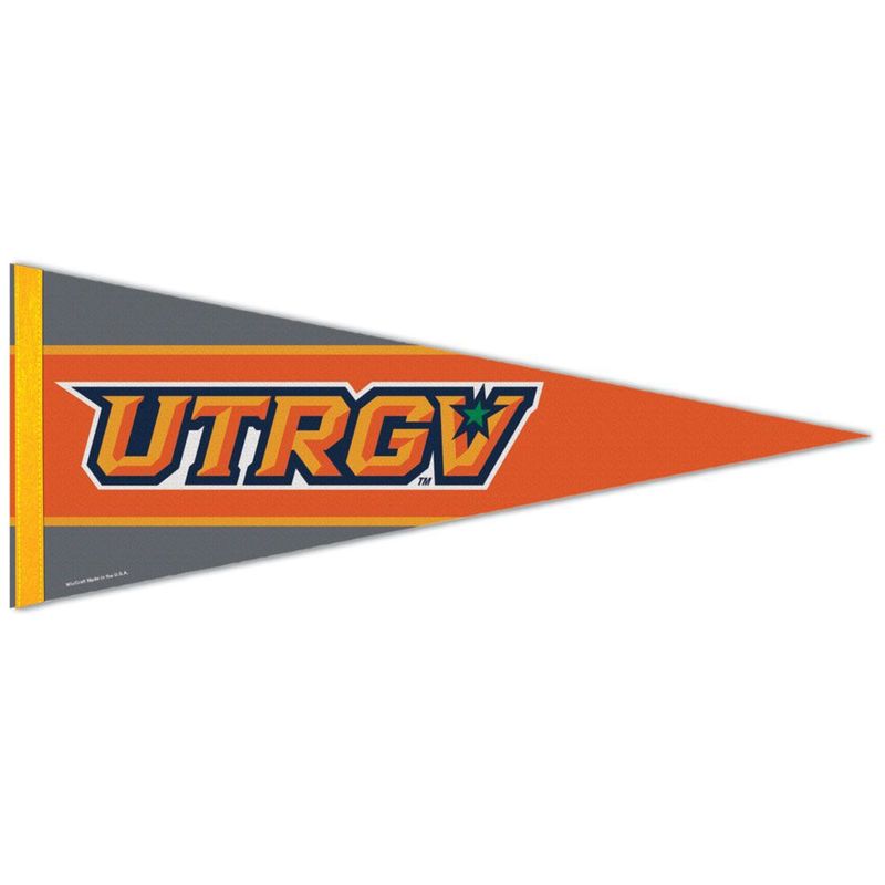 UTRGV Premium Pennant 12&quot; x 30&quot;