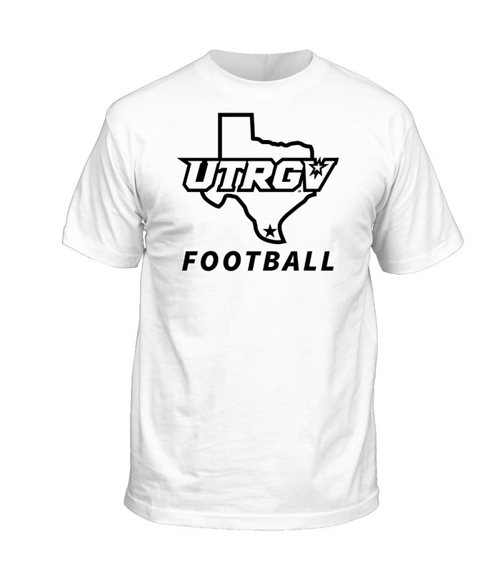UTRGV - TX Football Short Sleeve Dri Fit - White