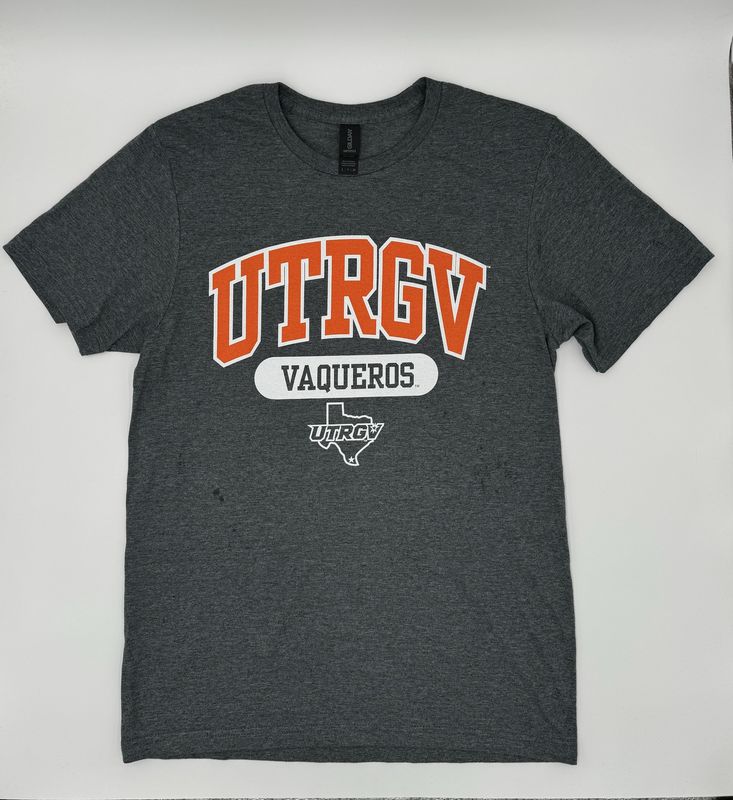 Arched UTRGV Vaqueros T-Shirt - Dark Heather Gray