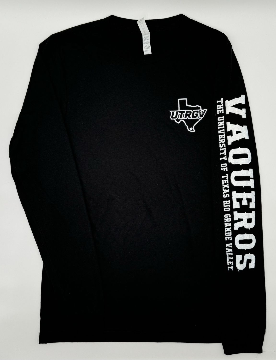Texas Vaqueros Long Sleeve T-Shirt - BLACK