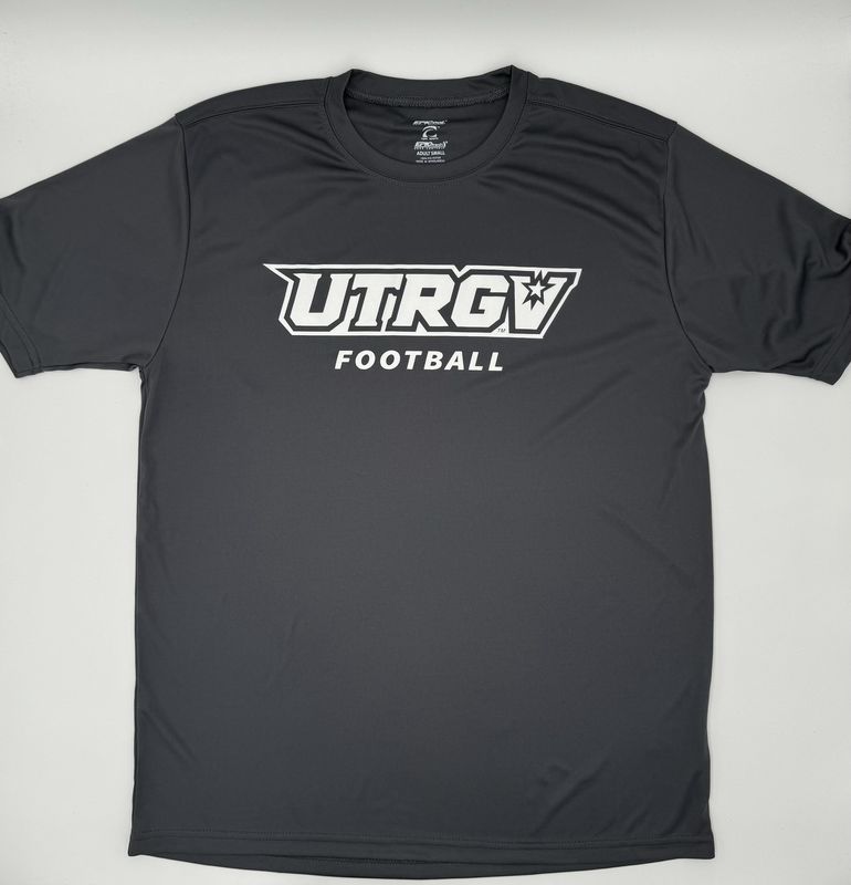UTRGV Football EPIC Short Sleeve Dri Fit - Charcoal Grey
