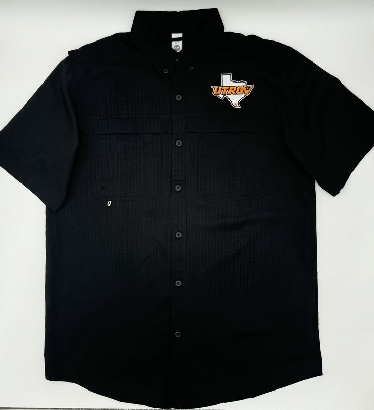 UTRGV/TX Fishing Shirt - Black
