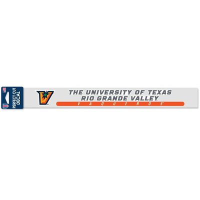 University of TX RGV Vaqueros 2"X17" Decal