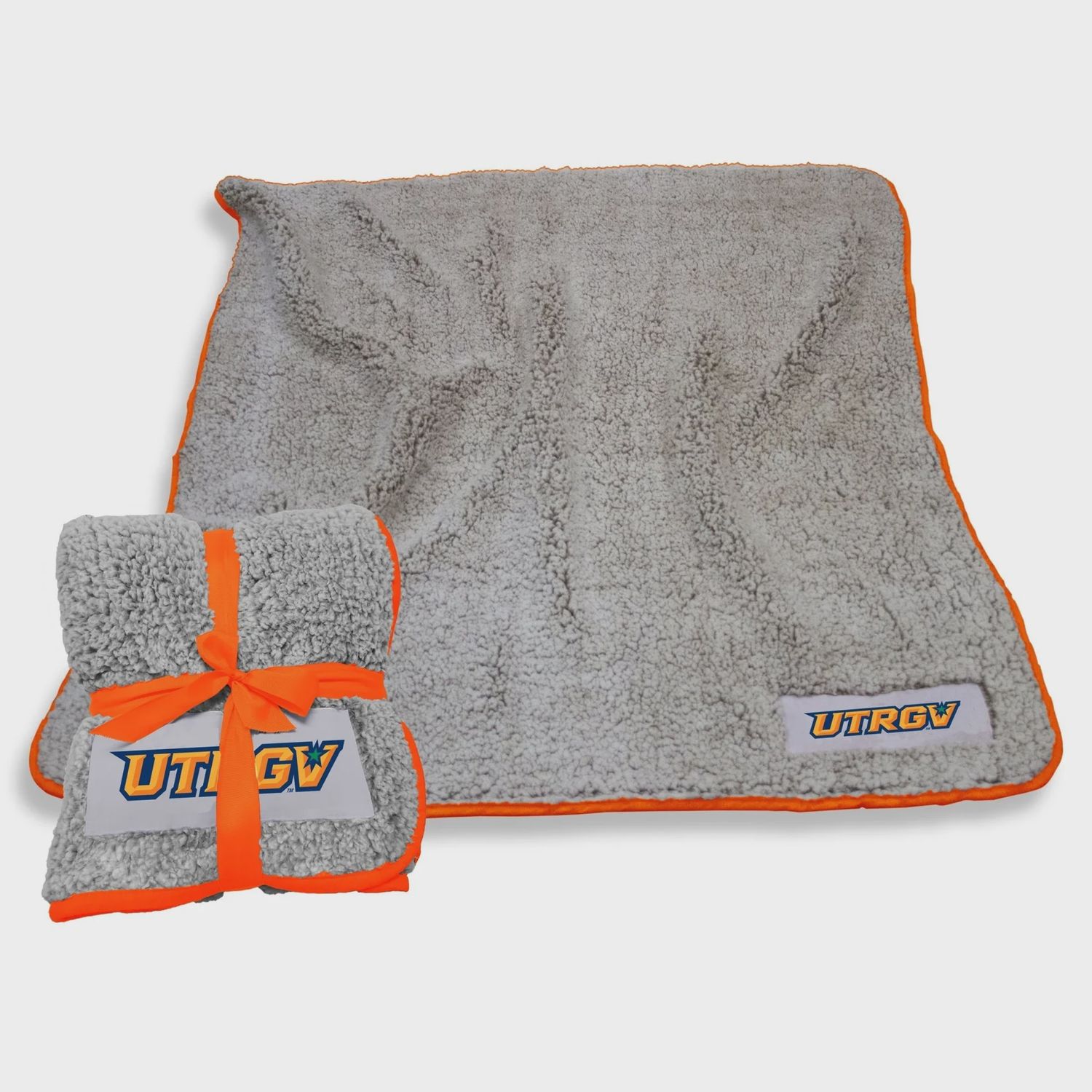 UTRGV Frosty Fleece Blanket 50&quot;x60&quot; - GREY