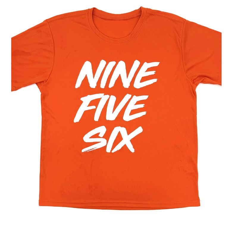 NINE FIVE SIX DRI-FIT TSHIRT - ORANGE