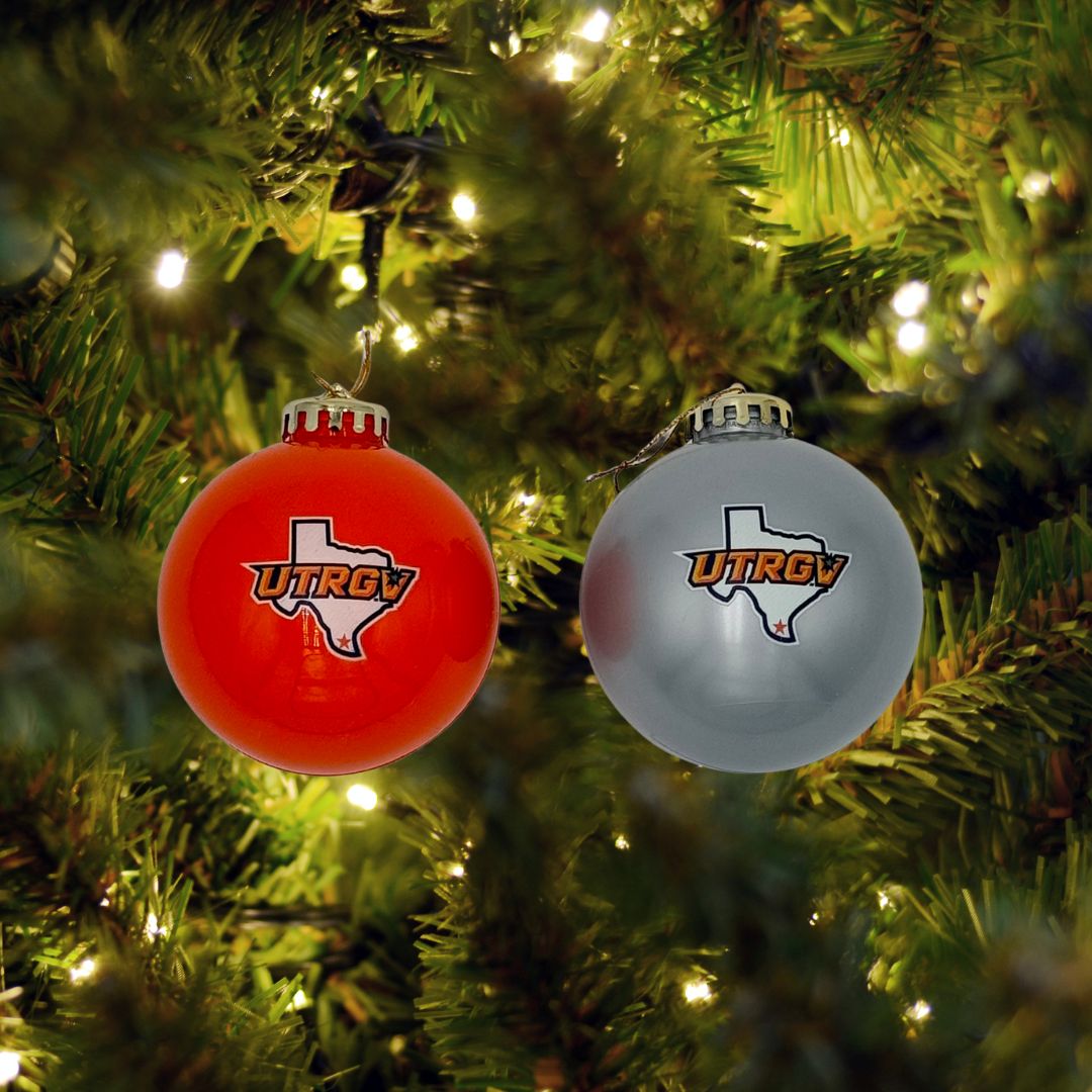 2 Pack Shatterproof Christmas Ornaments in box
