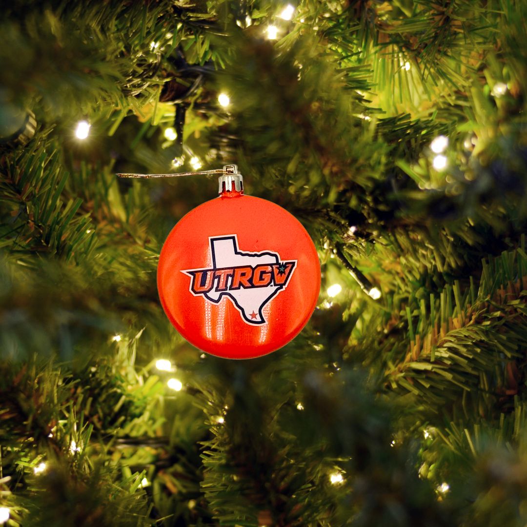 Flat Glossy Ornament in box - Orange