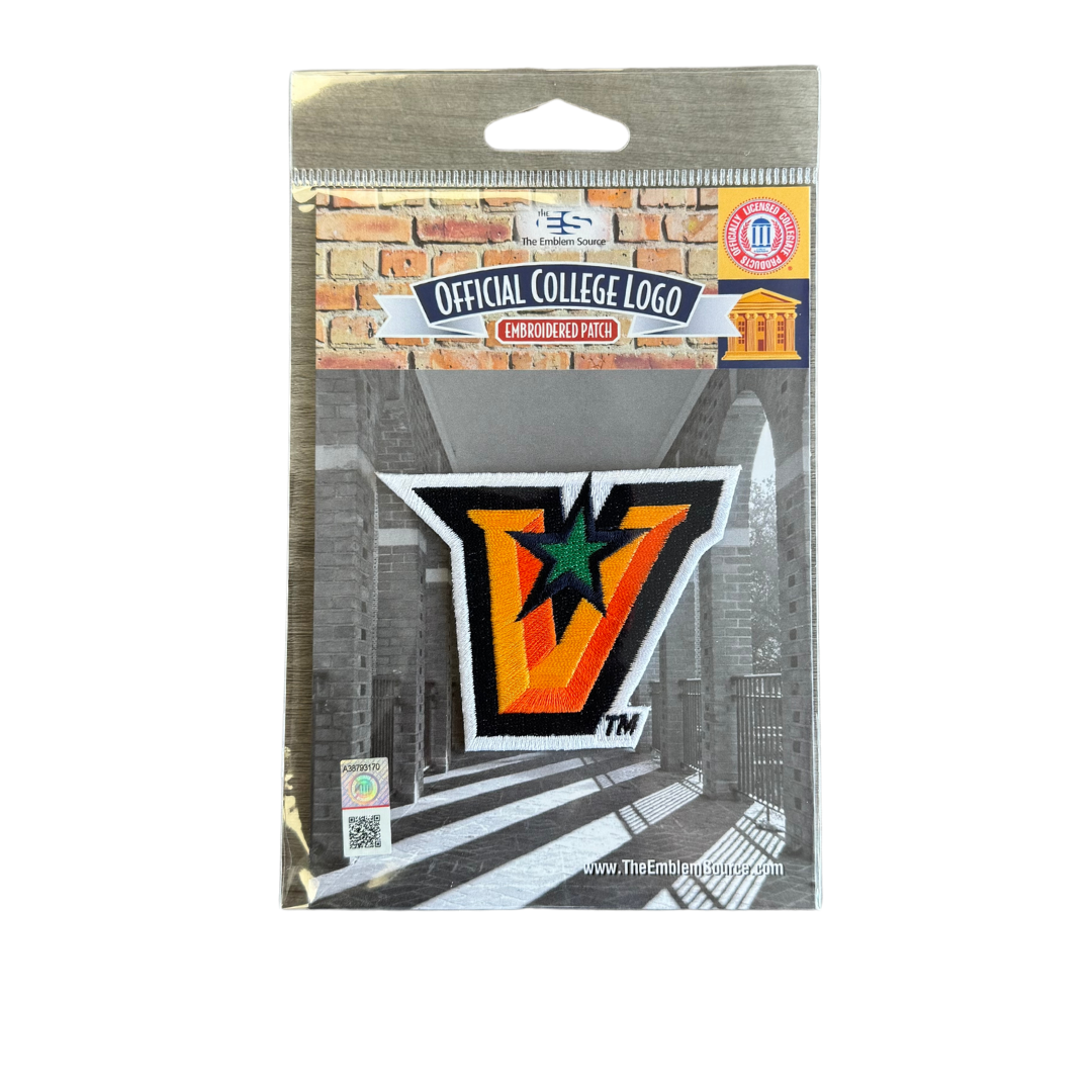 &quot;V&quot; Logo Embroidered Patch