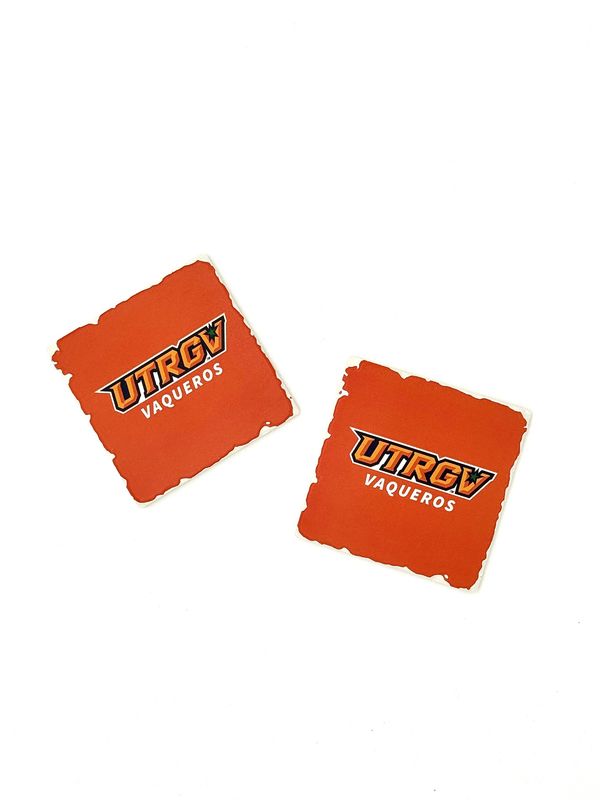 UTRGV Vaqueros 2 Pack Coaster Set