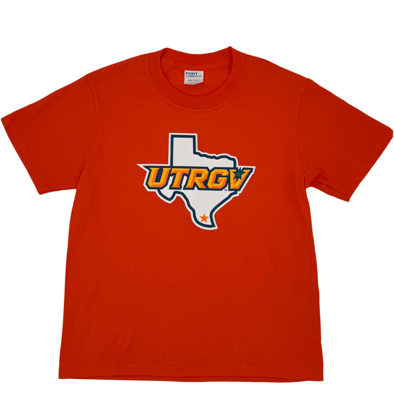 UTRGV-Texas YOUTH T-Shirt- Orange