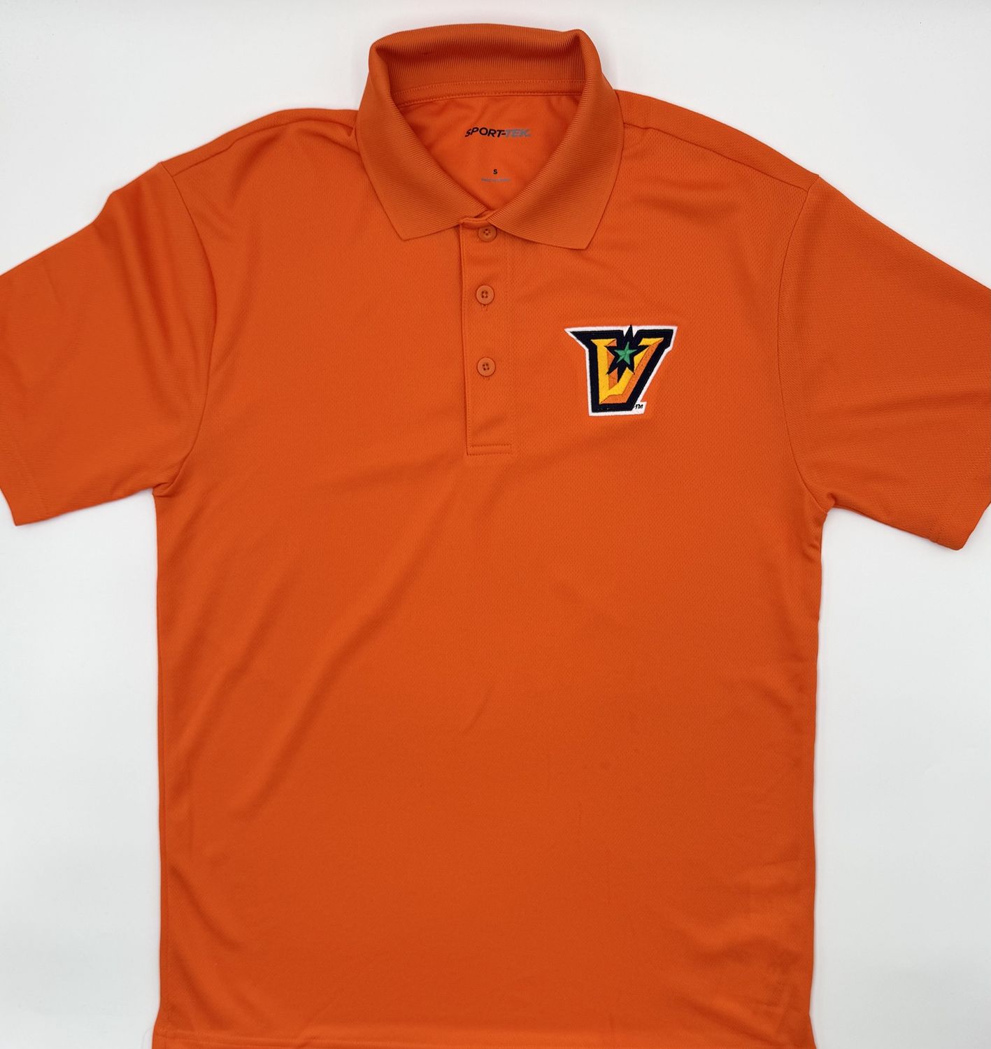 Full Color &quot;V&quot; Polo - Orange