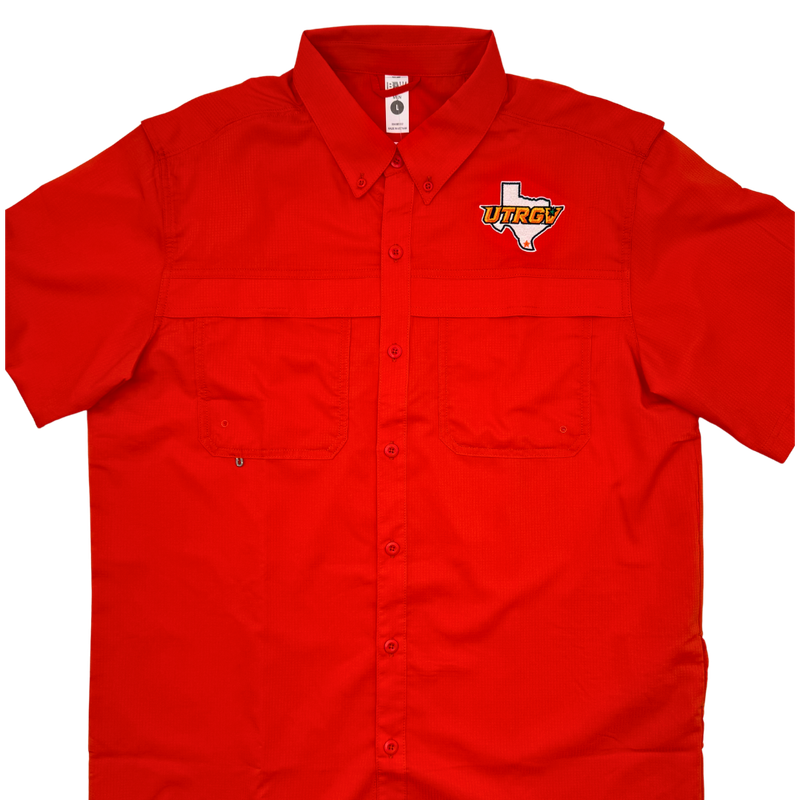 UTRGV/TX Fishing Shirt -  Orange