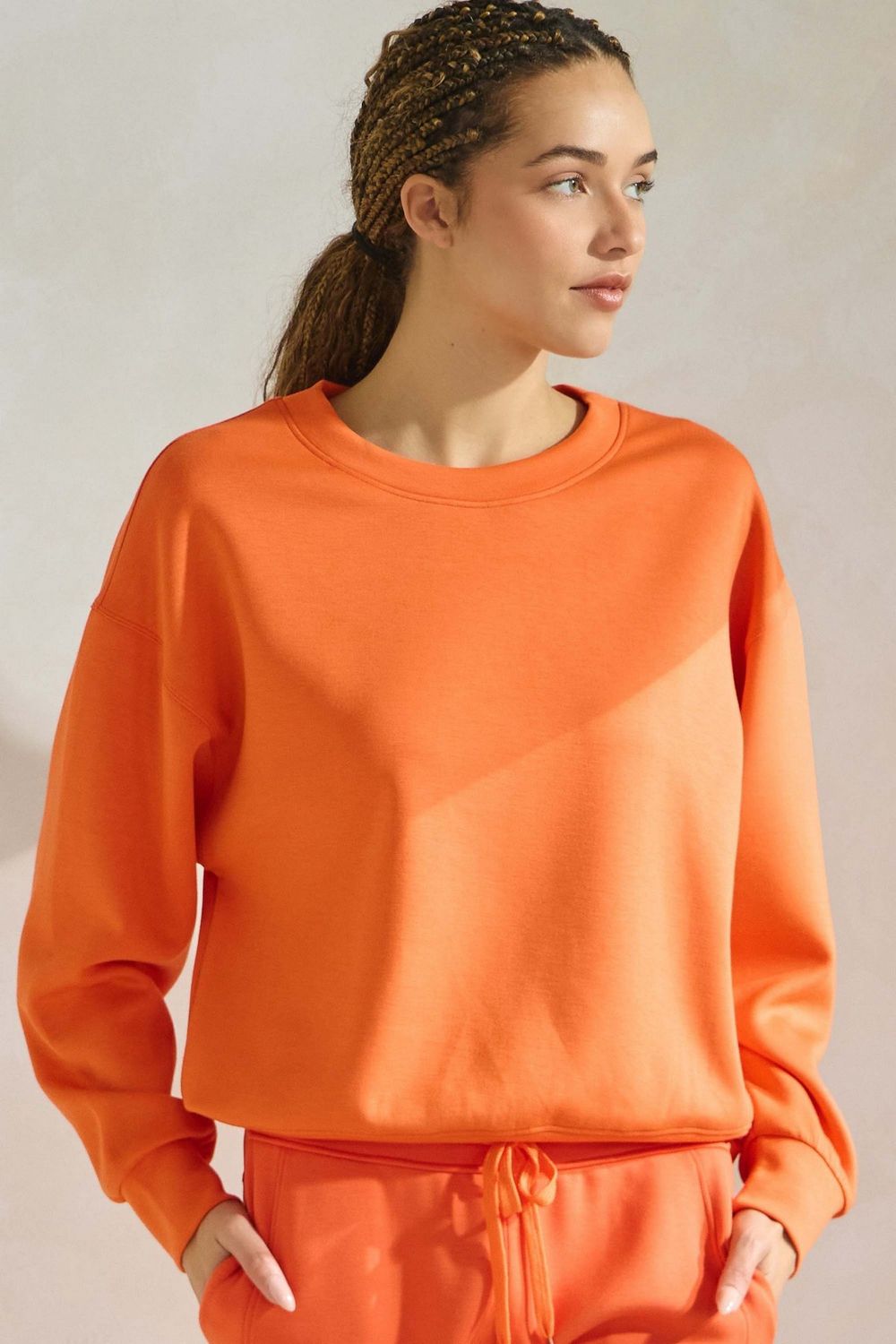 Orange Scuba Sweatshirt