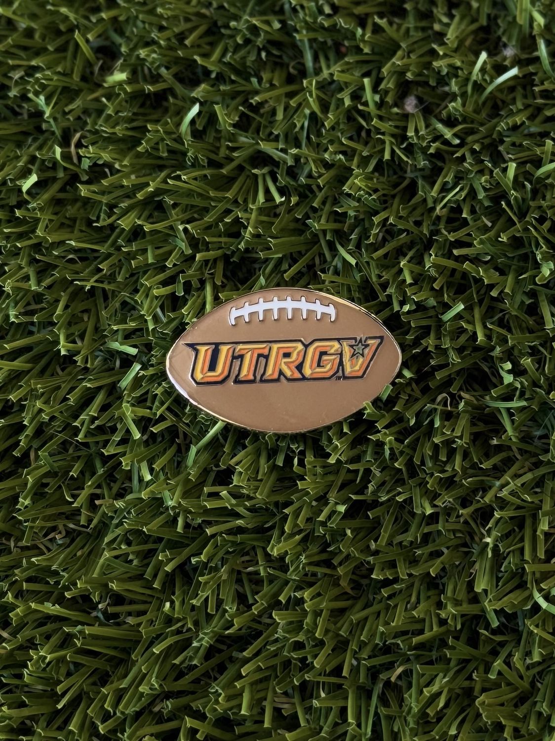 UTRGV Football Lapel Collector Pin