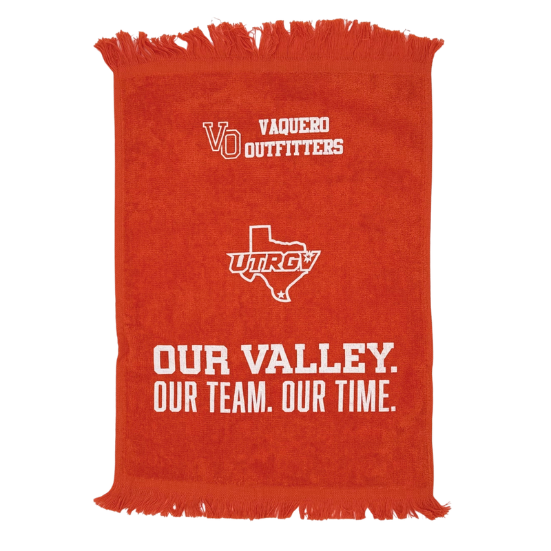OUR TEAM. OUR VALLEY. OUR TIME. Rally Towel - Orange