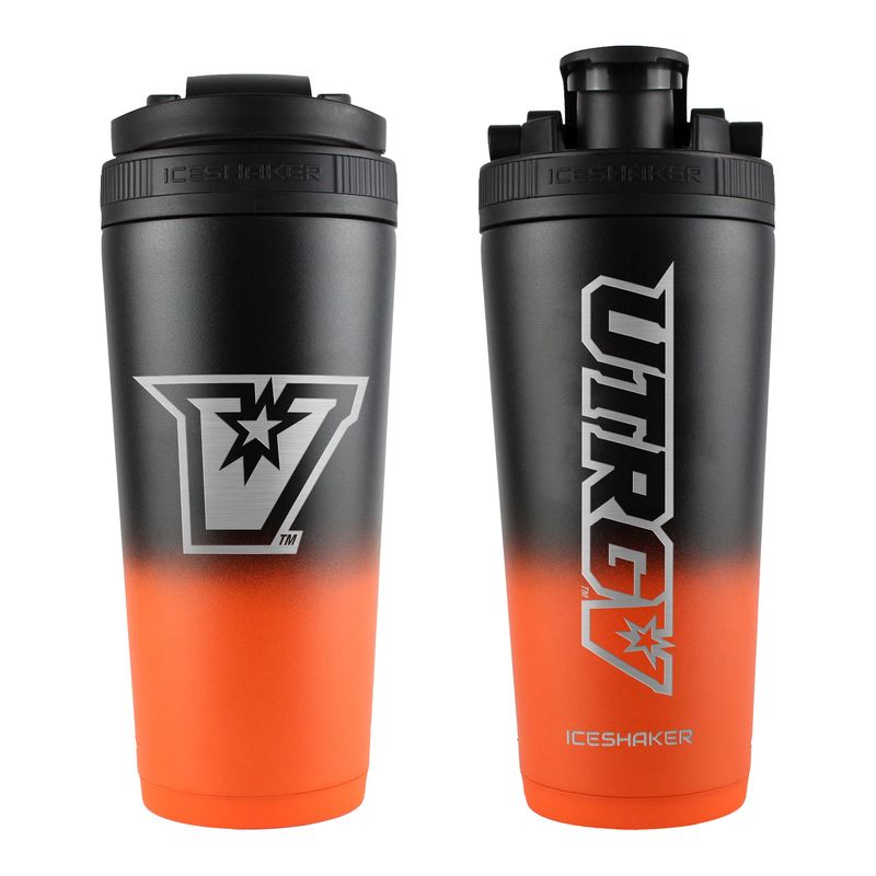 UTRGV Vaqueros 26oz Stainless Steel Ice Shaker - BLACK/ORANGE