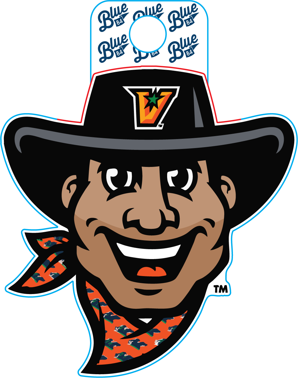 VAQUEROS MASCOT Sticker