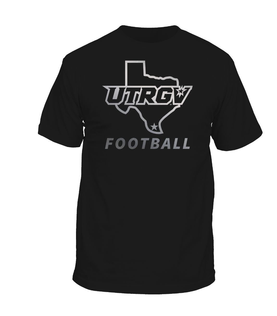 UTRGV - TX Football Short Sleeve Dri Fit - BLACK