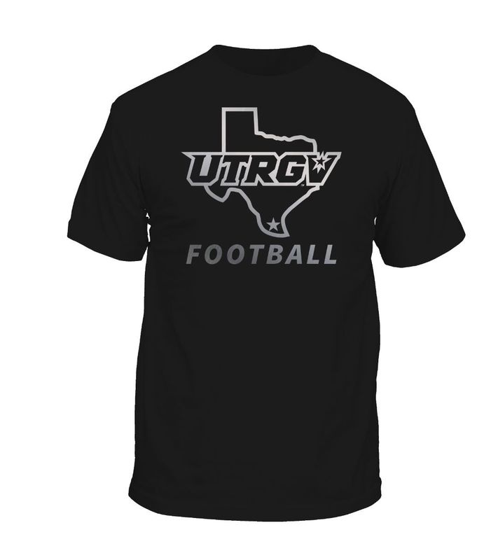 UTRGV - TX Football Short Sleeve Dri Fit - BLACK