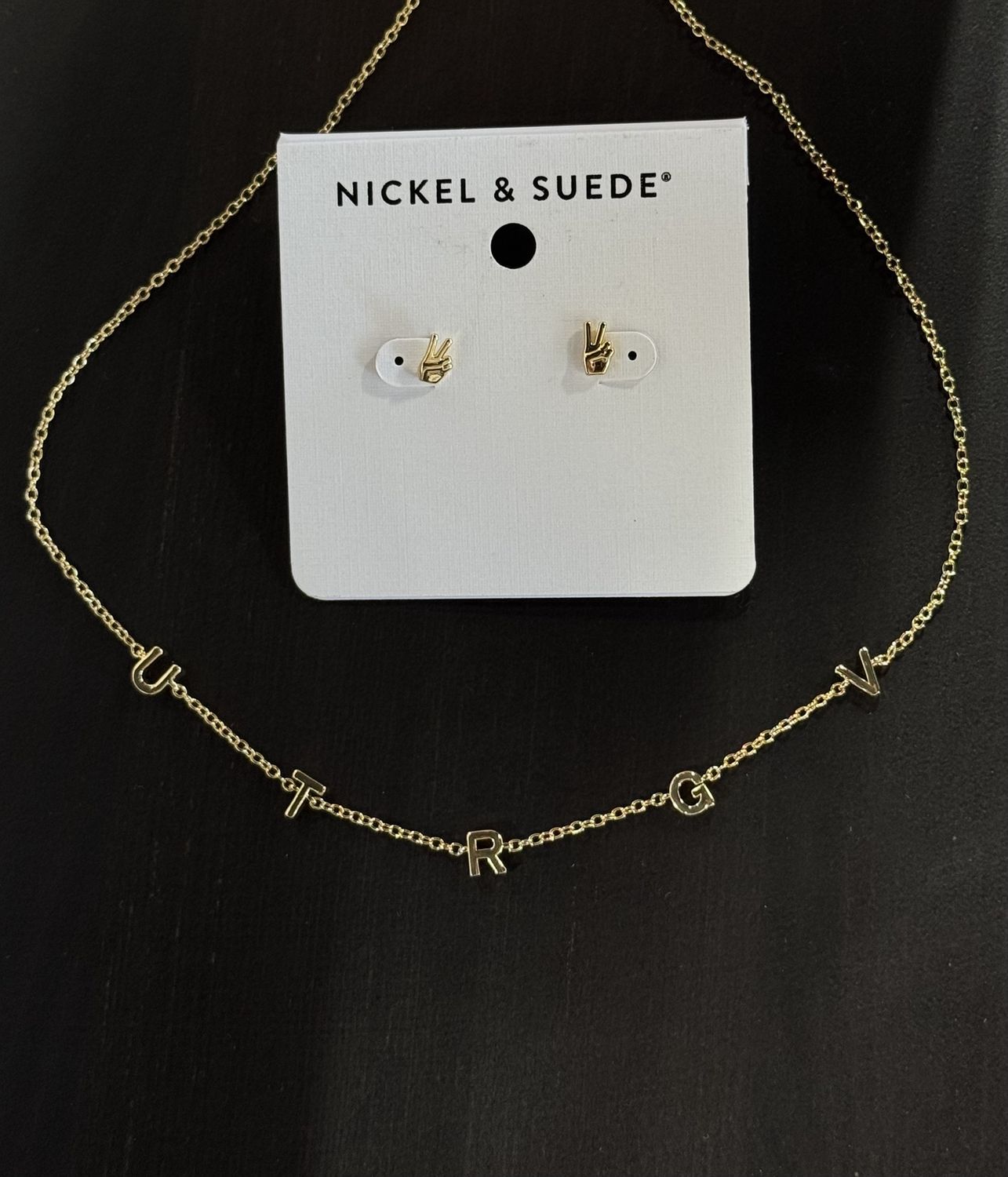 UTRGV Initial Necklace