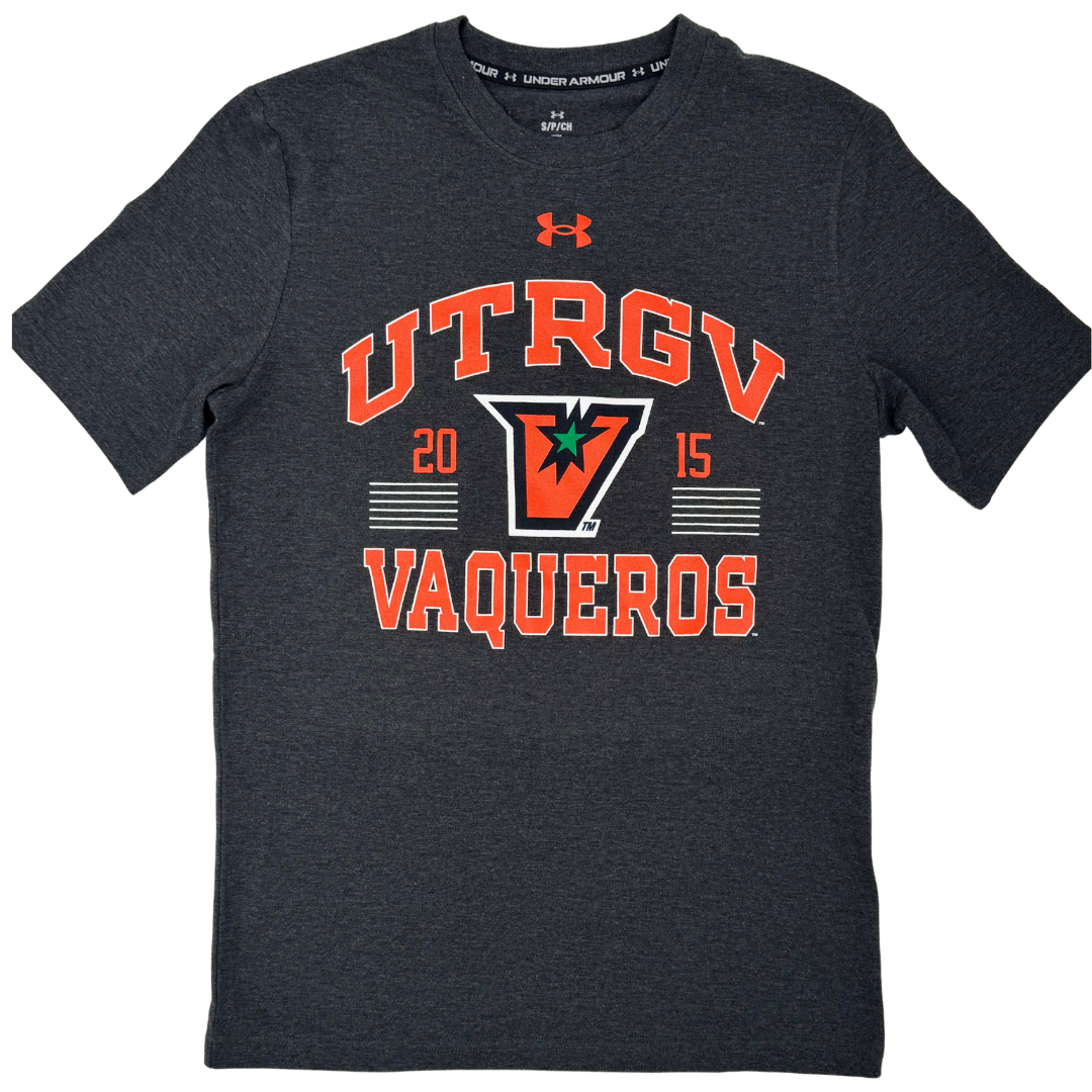 UTRGV 2015 Icon Short Sleeve T-Shirt - Black Heather