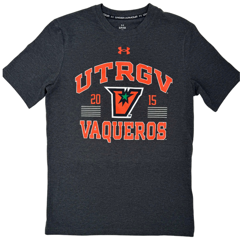 UTRGV 2015 Icon Short Sleeve T-Shirt - Black Heather
