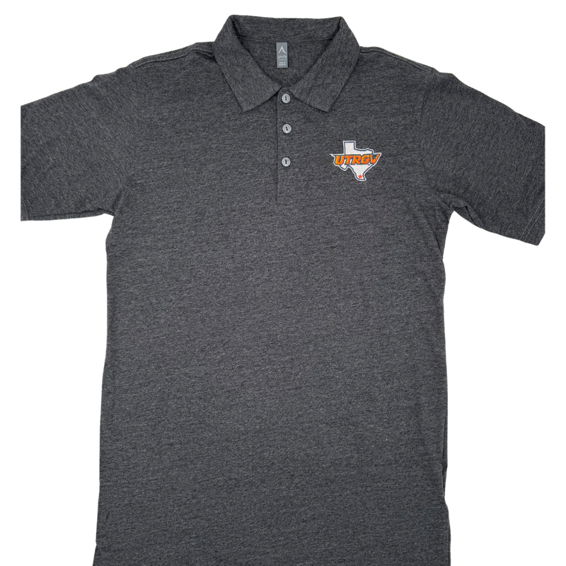 UTRGV / TX Antigua Polo - Black Heather