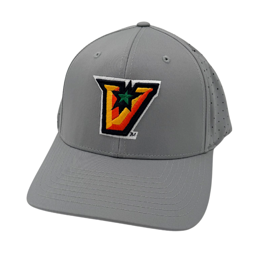 Puff &quot;V&quot; Richardson Adjustable Flex Fit - Grey