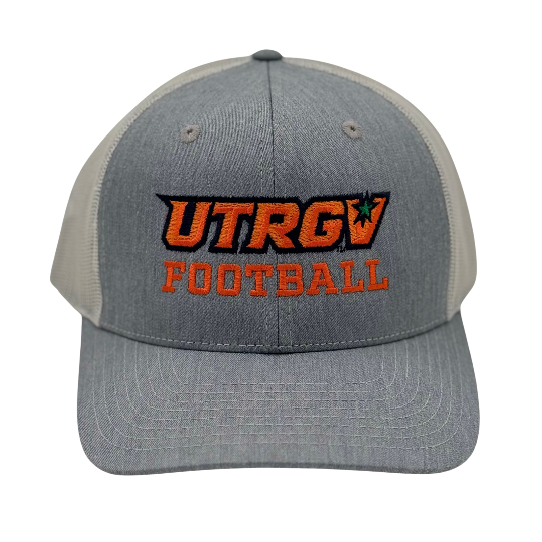 UTRGV Spirit Football Richardson Trucker Cap - Light Grey