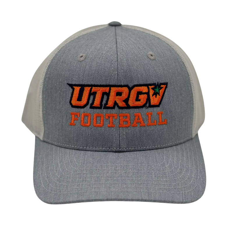 UTRGV Spirit Football Richardson Trucker Cap - Light Grey