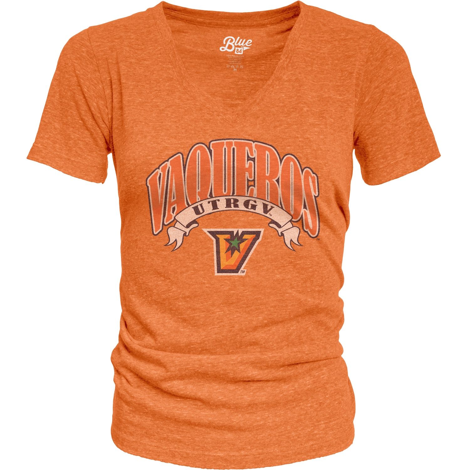 Women&#39;s UTRGV Good Hearted V-Neck- Orange