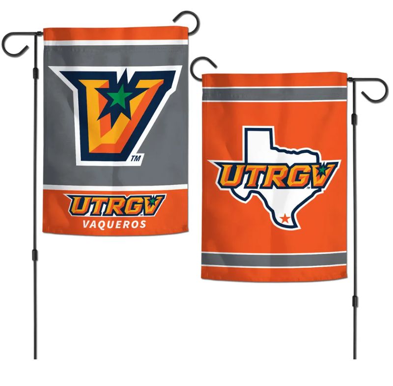 UTRGV Vaqueros 2-Sided Garden Flag