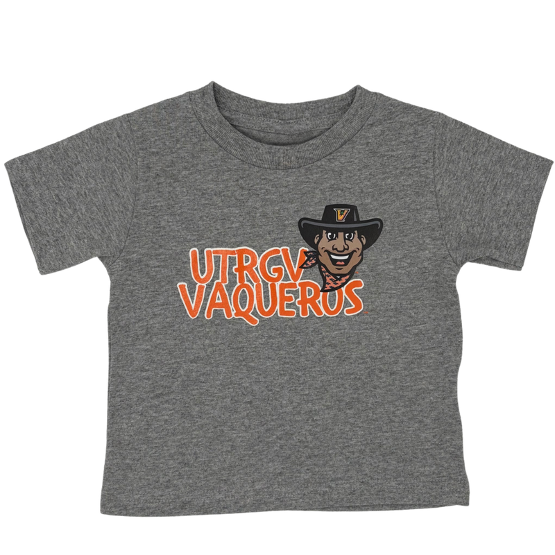 Toddler Mascot Tee- Heather Grey