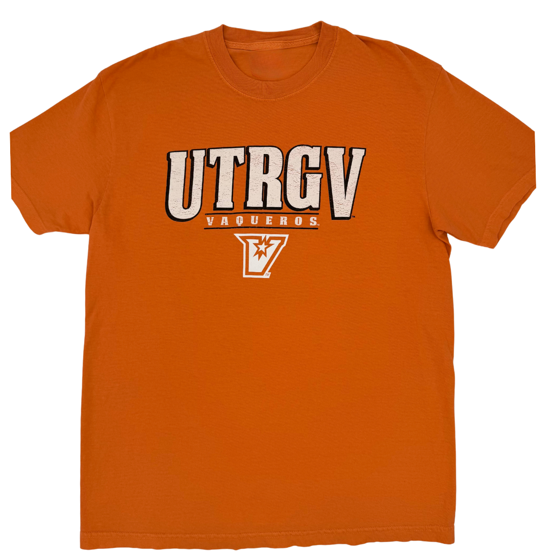 UTRGV V&#39;s Up VAQUEROS  T-Shirt - Orange