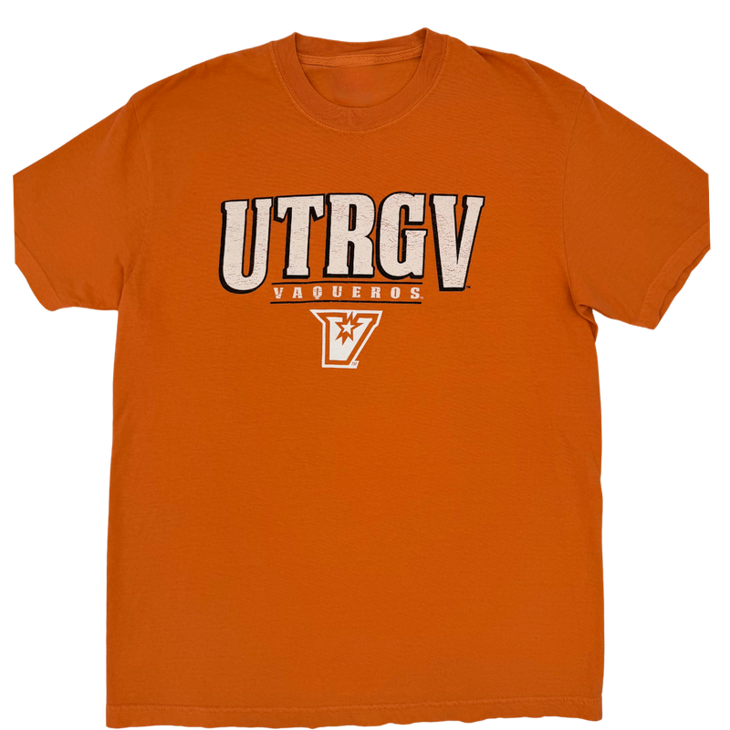 UTRGV V&#39;s Up VAQUEROS  T-Shirt - Orange